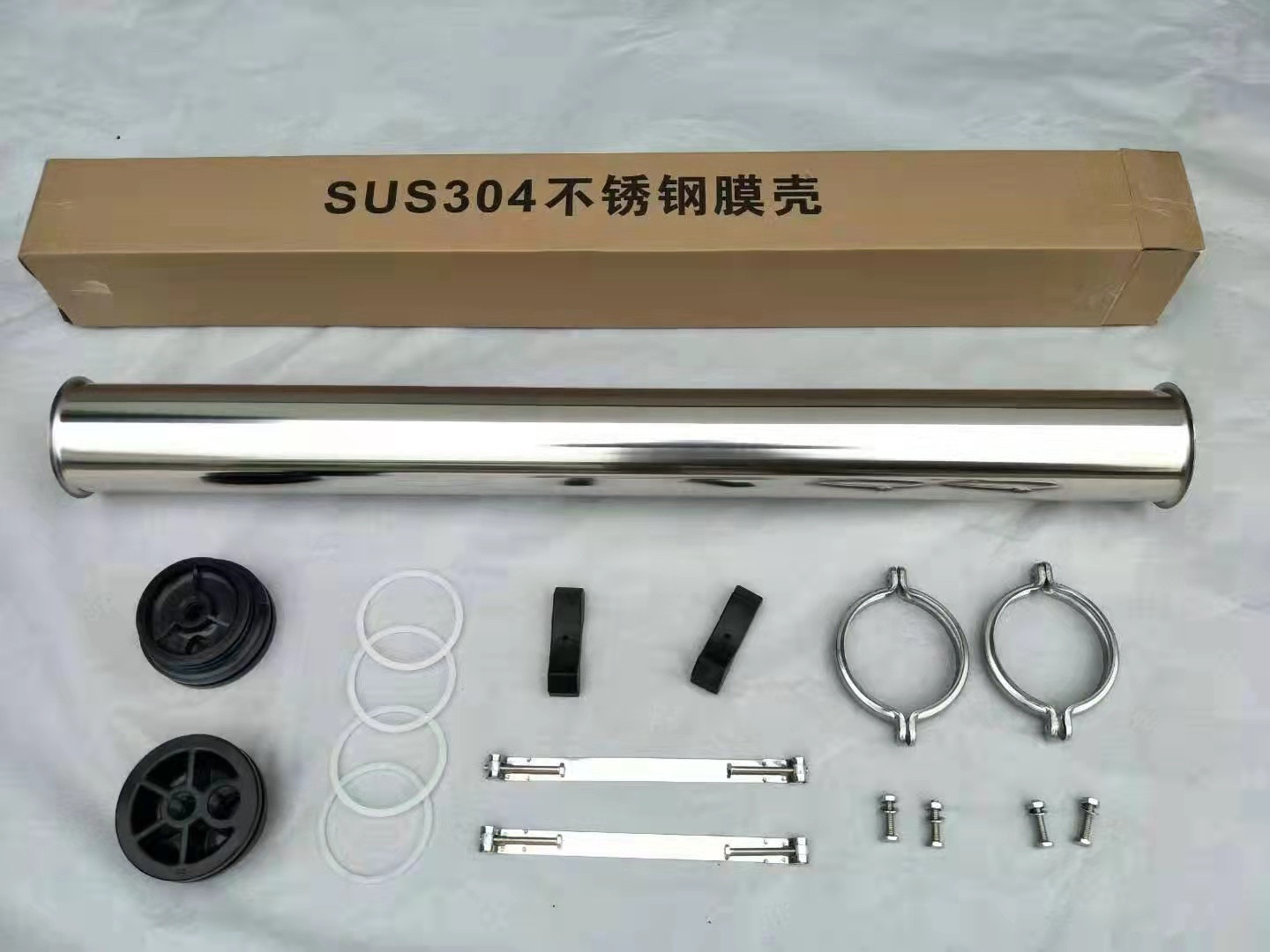 食品级304不锈钢反渗透膜壳4040